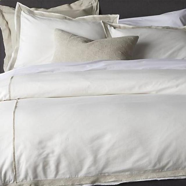 Bianca Full-Queen Duvet Cover (Crate and Barrel)