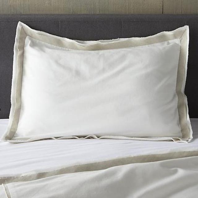 Bianca Standard Sham (Crate and Barrel)