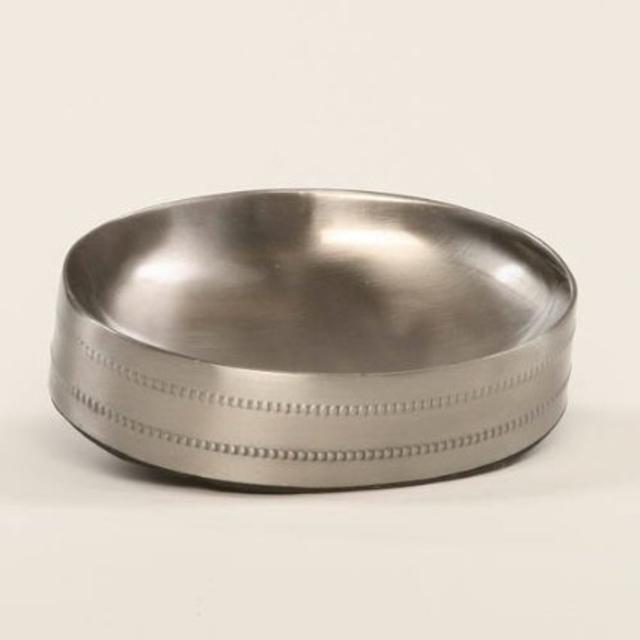 Oval Matte Stainless Steel Soap Dish - Bathroom Accessories