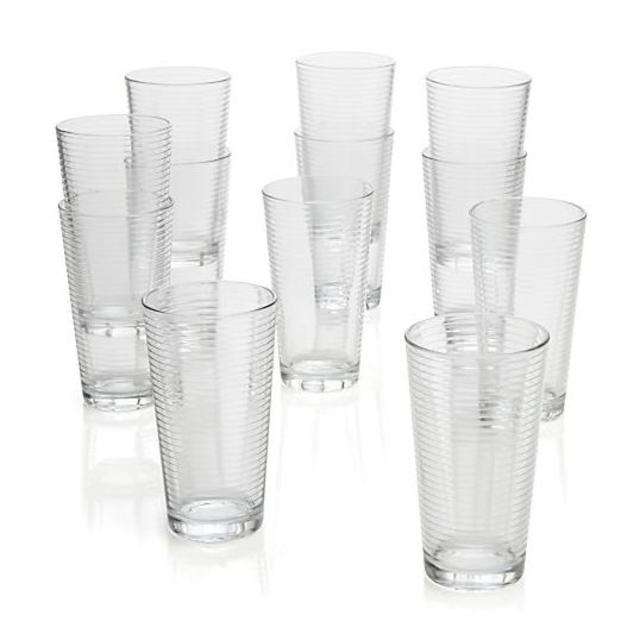 Rings Cooler Glasses Set of 12 (Crate and Barrel)