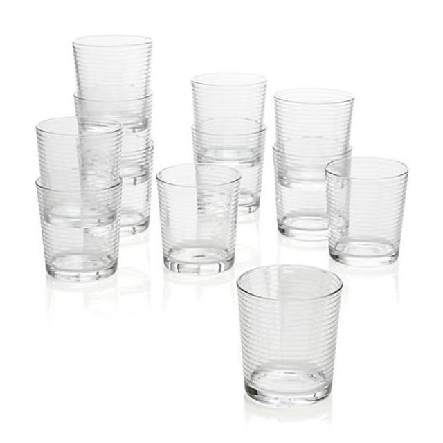 Rings Double Old-Fashioned Glasses Set of 12 (Crate and Barrel)