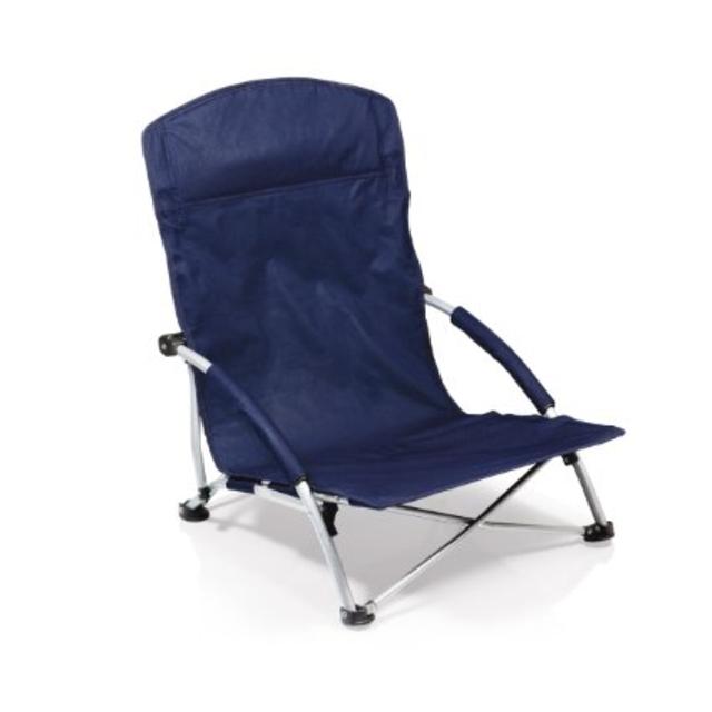 Picnic Time Tranquility Portable Folding Beach Chair, Navy (Amazon)