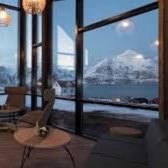Dinner in Rotsund, Norway