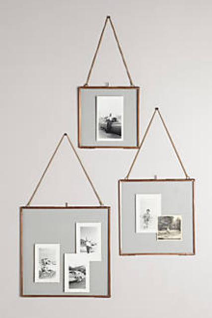 Bronze Hinged Hanging Picture Frame 8" X 10"