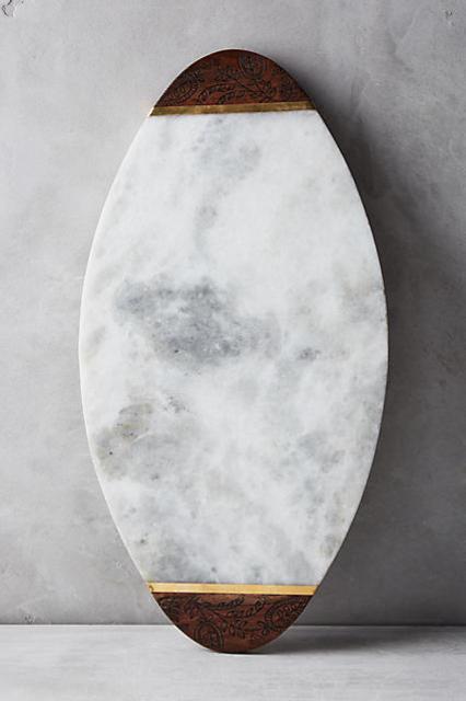 Large Marble Cheese Board