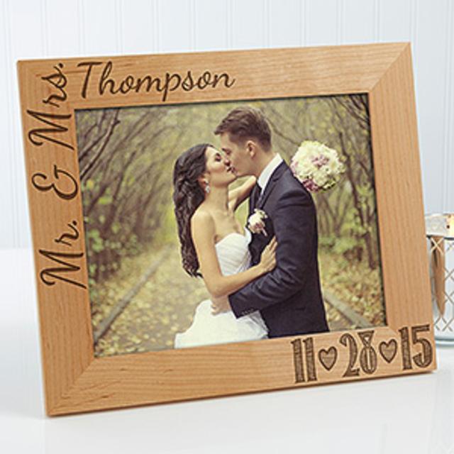 Our Wedding Date Personalized Photo Frame- 8x10 - #14856-L