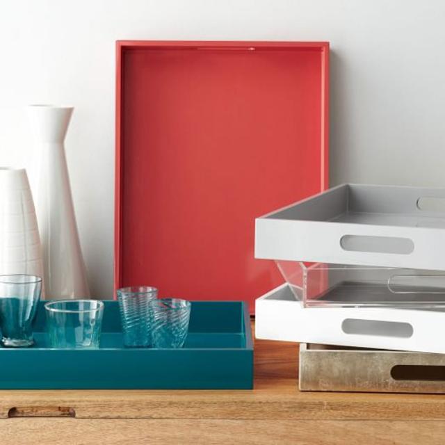 Large Rectangle Lacquer Trays