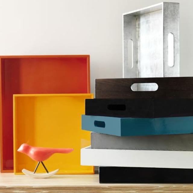 Small Rectangle Lacquer Trays