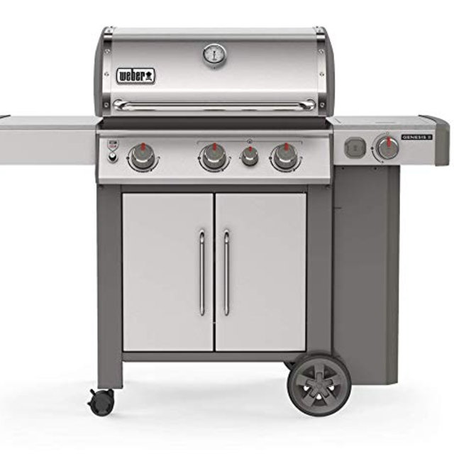 Weber 61006001 Genesis II S-335 LP Grill, Stainless Steel