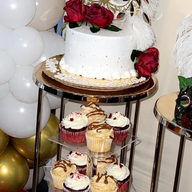 Our Wedding Cake + Treats