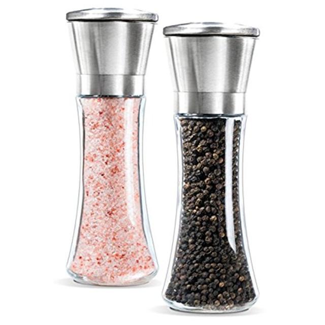 Premium Stainless Steel Salt & Pepper Grinder