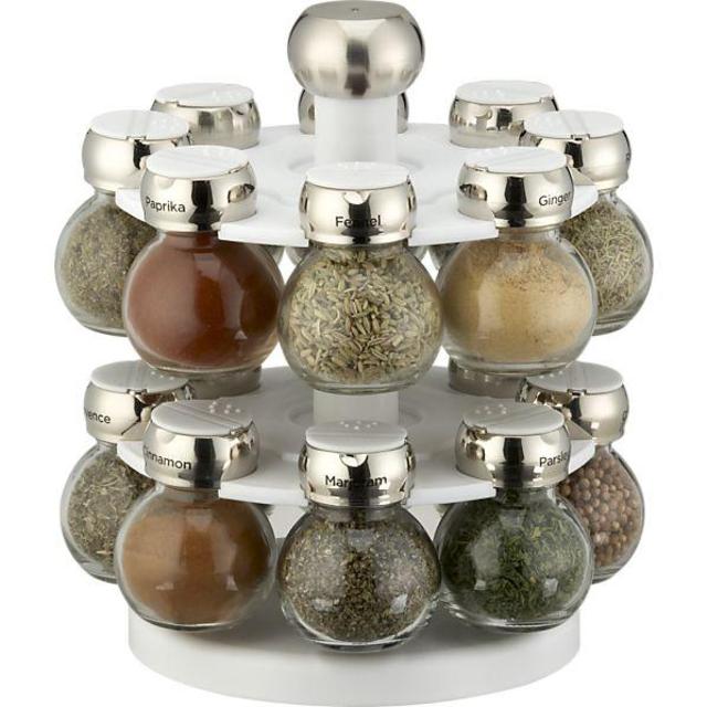 Revolving Spice Rack with 16 Jars