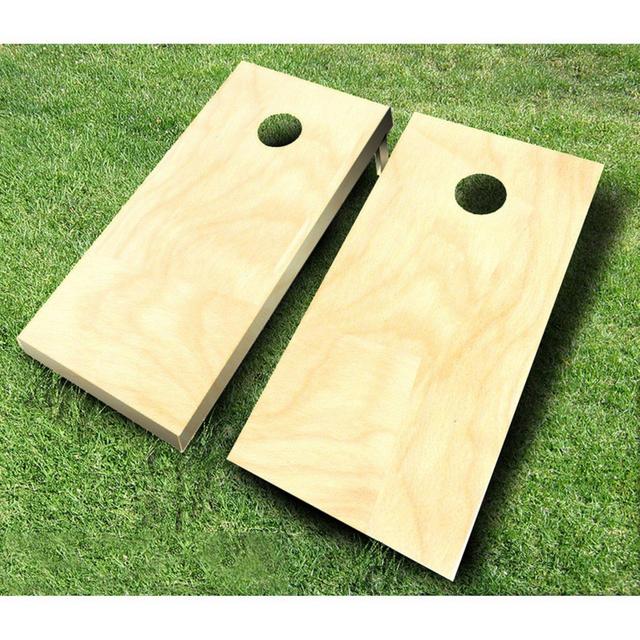 GoSports Solid Wood Premium Cornhole Set - Choose Between 4feet x 2feet or 3feet x 2feet Game Boards, Includes Set of 8 Corn Hole Toss Bags