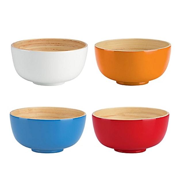 DKNY Lenox® Boerum 4-Piece Multicolored Laquer Salad Serving Set