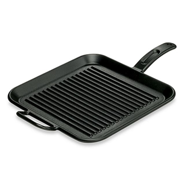 Lodge 12-Inch Pro Logic Cast Iron Square Grill Pan