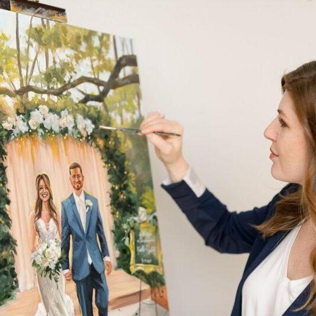 Live Wedding Painter