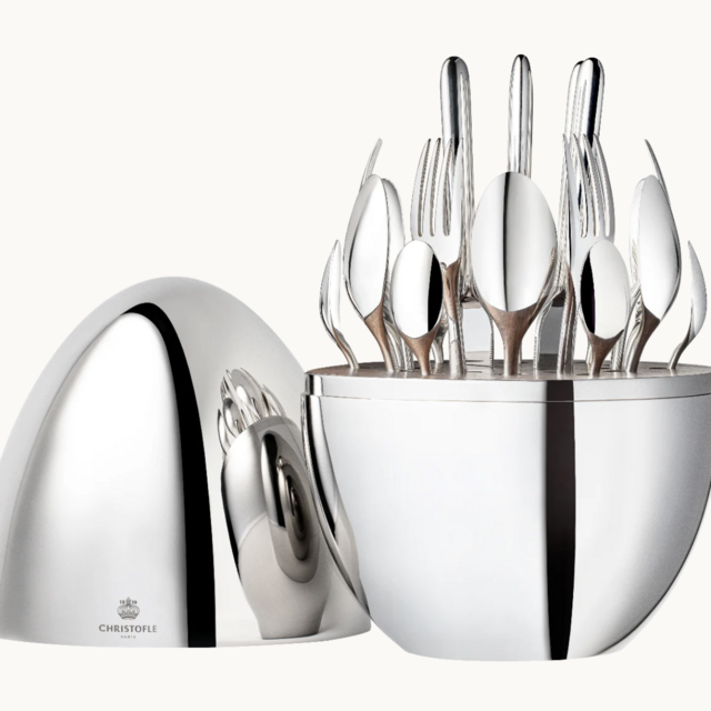 Cristofle, Silver-Plated 24-Piece Flatware Set