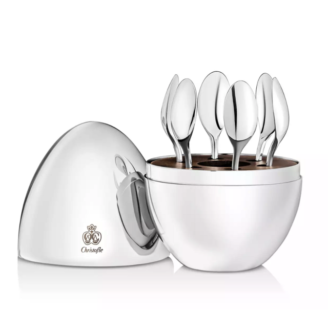 Christofle, Espresso Spoons, Set of 6