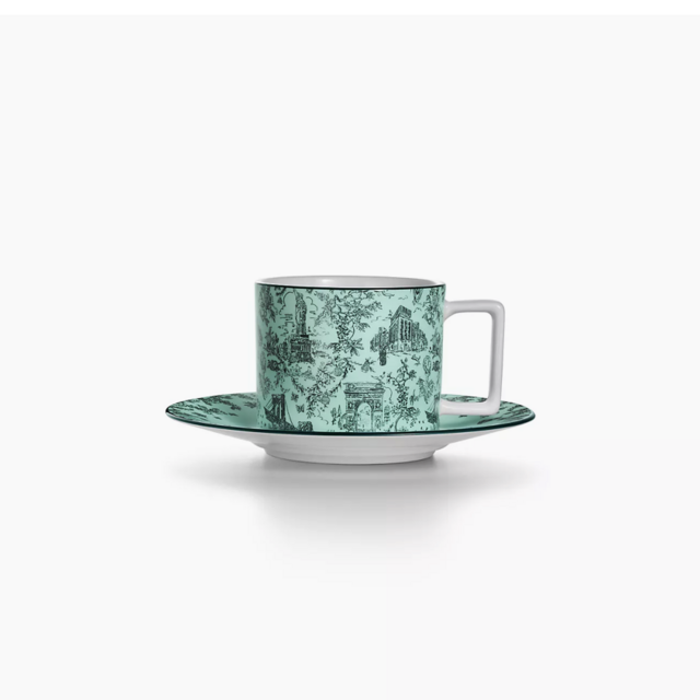 Tiffany, Coffee/Tea Cup in Tiffany Blue® Bone China