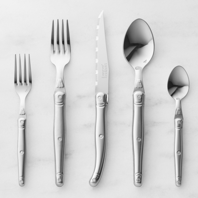 Jean Dubost Laguiole Mid-Gauge 20-Piece Flatware Set