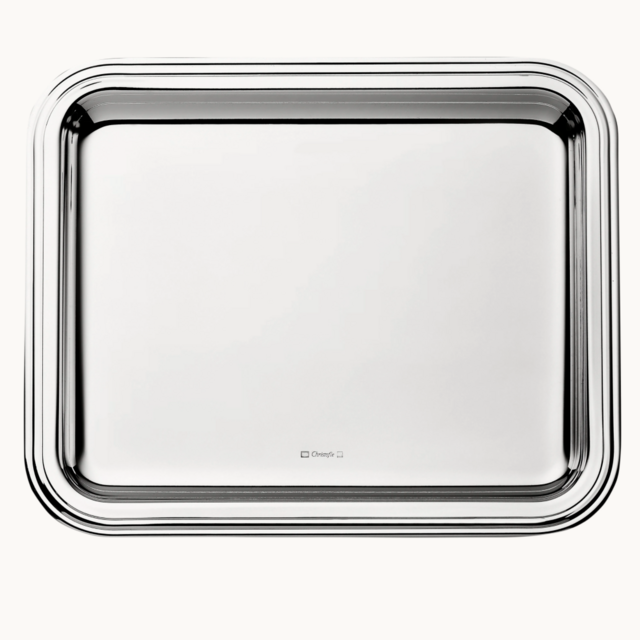 Cristofle, Silver-Plated Tray 8 x 6 in