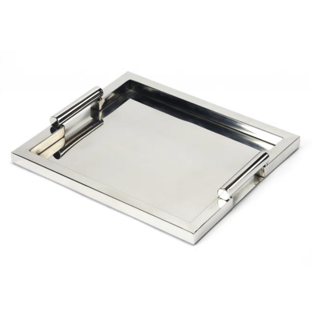 Perigold, Stainless Steel Rectangular Serving Tray