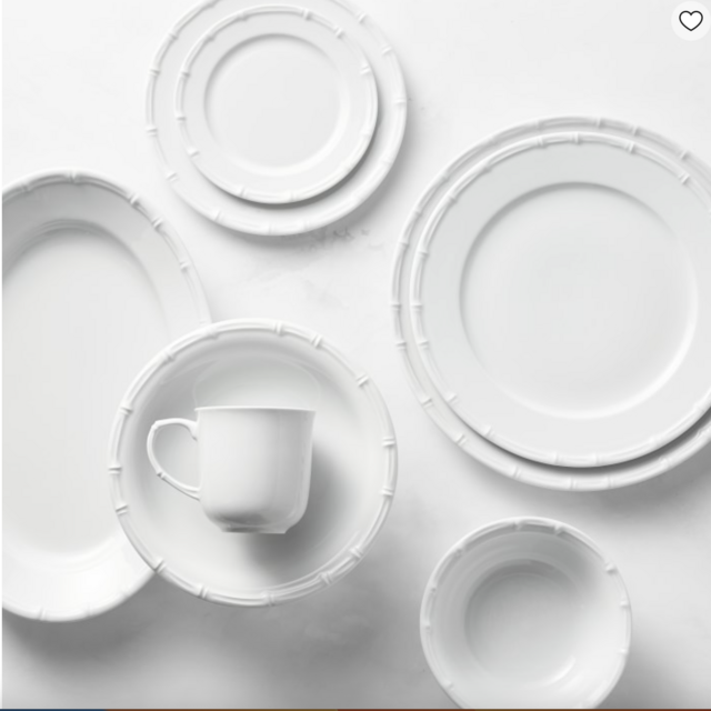 William Sonoma, Pillivuyt Bamboo Porcelain Dinnerware Sets