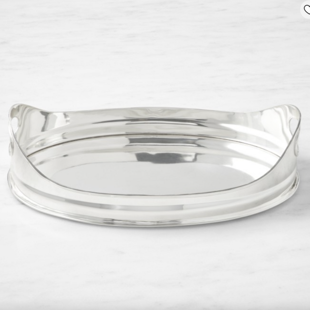 Williams Sonoma, Silver Bar Tray
