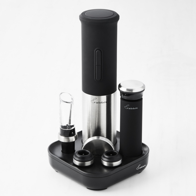 Rabbit Pro Electric Wine Opener Set