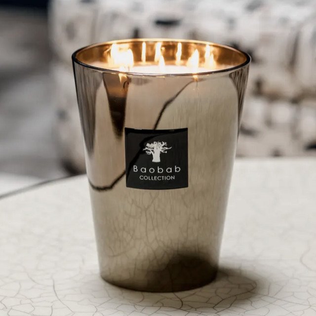Baobab Collection, Platinum Scented Candle, 3.9"