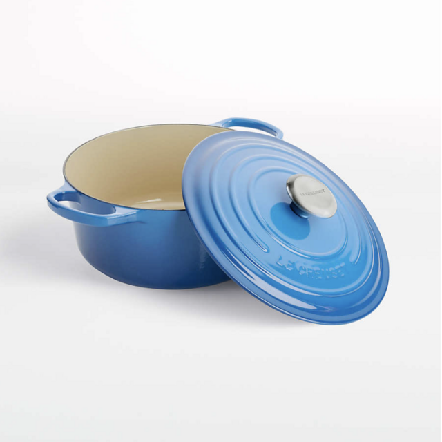 Le Creuset ® Signature 5.5-Qt. Marseille Blue Enameled Cast Iron Dutch Oven