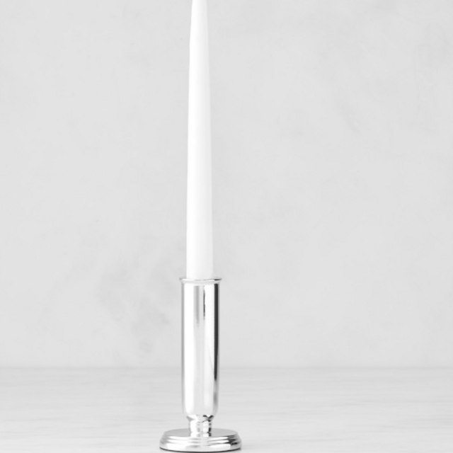 Heirloom Silver Taper Holder (Set 2)