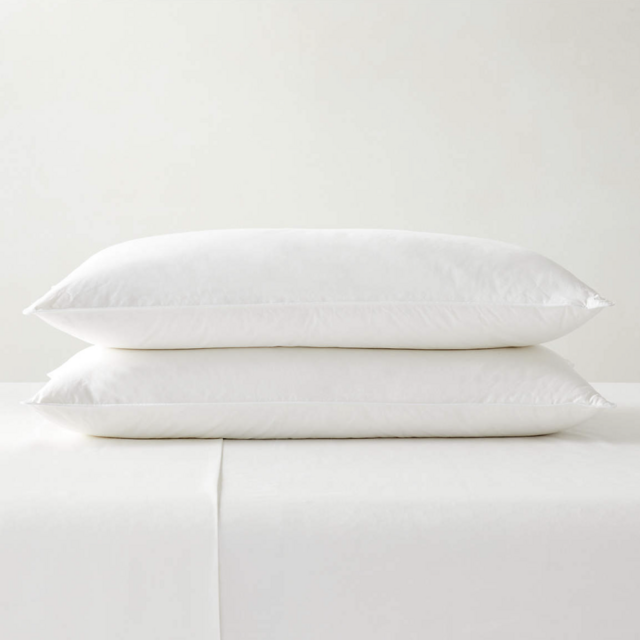 Feather-Down King Pillow Inserts (Set 2)