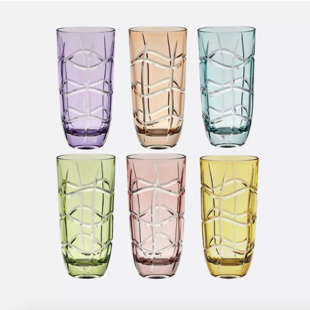 Dior, Set of Six Glasses