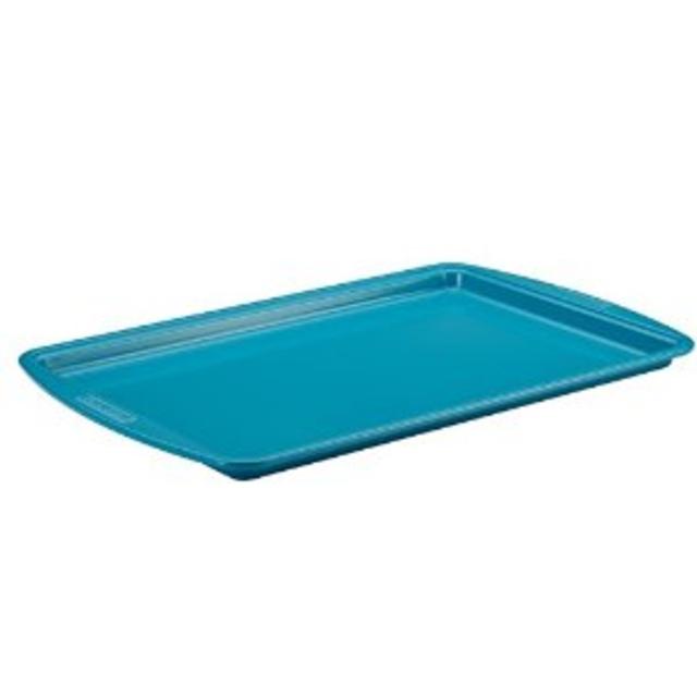 SilverStone 59166 Hybrid Ceramic Nonstick Bakeware Cookie Pan, 11 by 17-Inch, Marine Blue