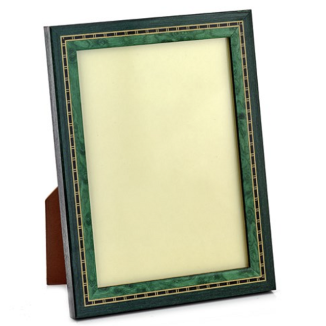 Italian Wood Picture Frame - Green