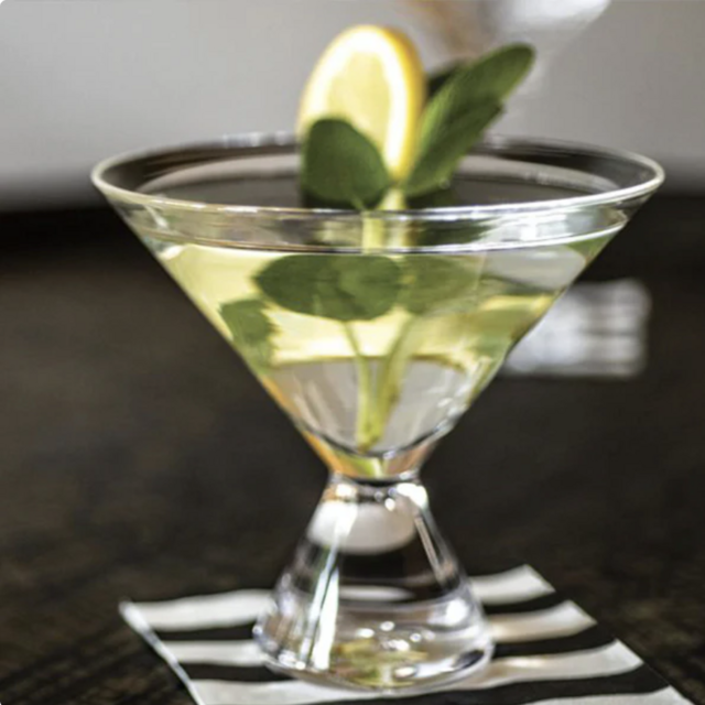 Simon Pearce Westport Stemless Martini Glass