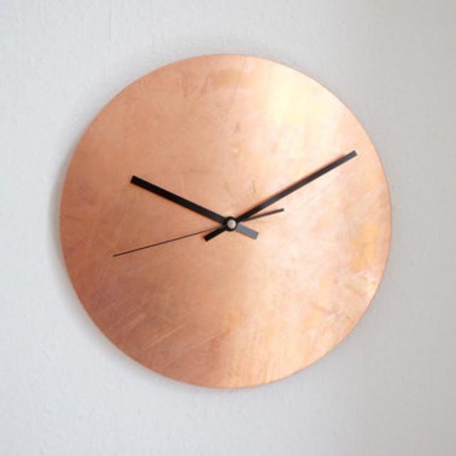 Copper Raw Wall Clock
