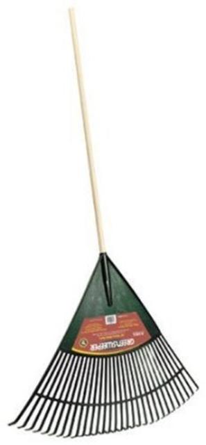 Ames True Temper Greensweeper Poly Rake With 48-Inch Wood Handle 1920000