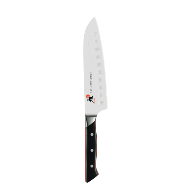 Miyabi Red 600S Morimoto Edition 5.5" Hollow Edge Santoku Knife