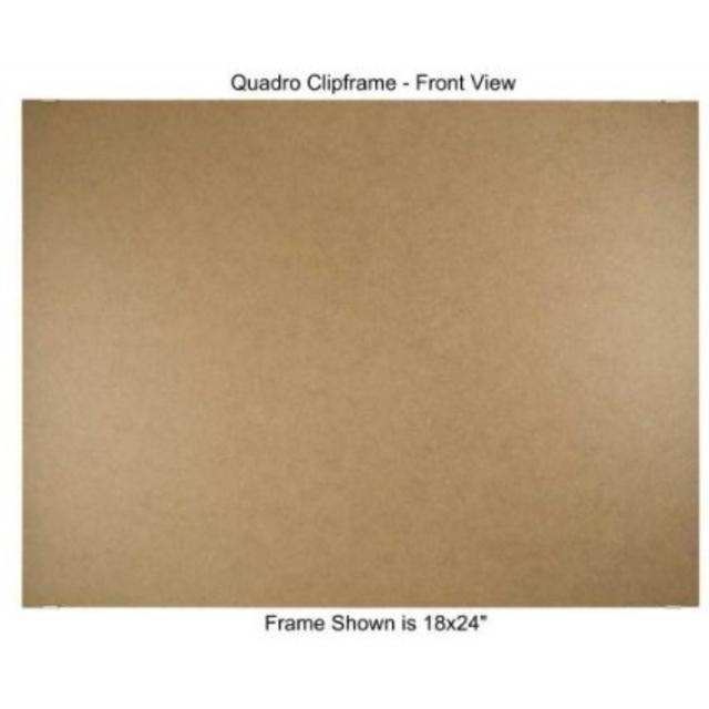 18x24 inch Frameless Glass Clip Picture Frames (Set of 4 Frames)