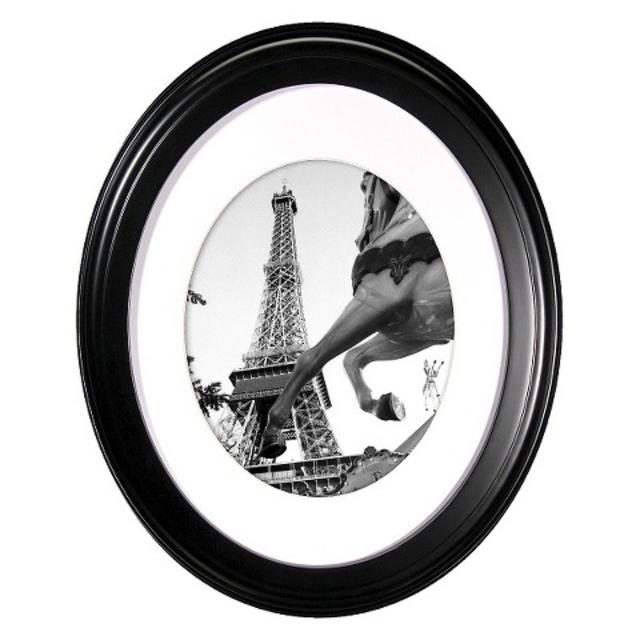 Oval Wall Frame - Black 8x10 