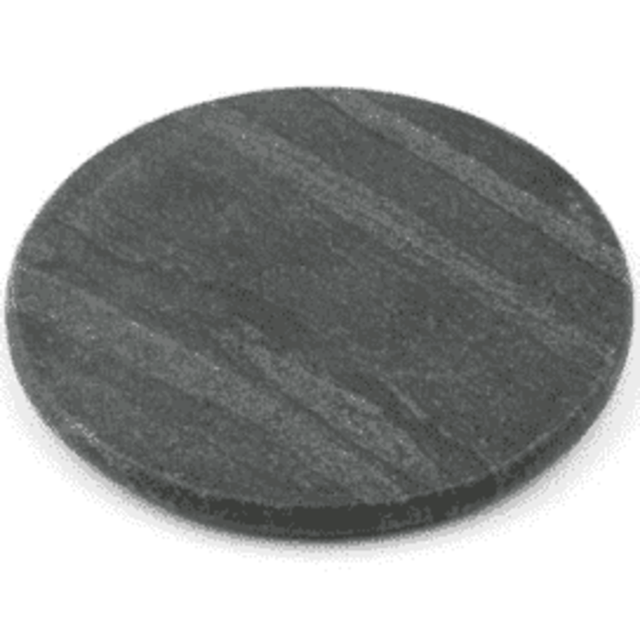 Thristystone® Round Marble Trivet in Black