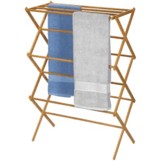 Household Essentials® Bamboo X-Frame Clothes Drying Rack