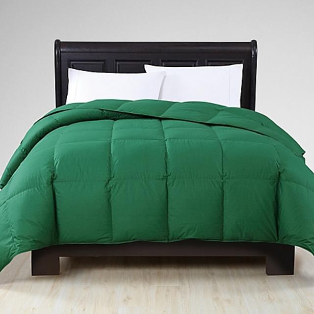 VCNY Reversible Down King Comforter in Green