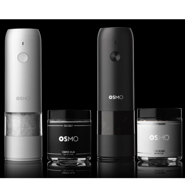 Rechargeable Electric Salt & Pepper Grinder Set