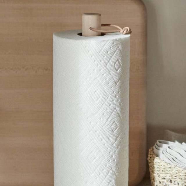 Wood Paper Towel Holder