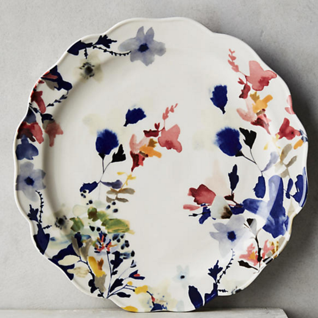 Wildflower Study Dinner Plate