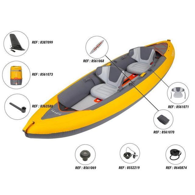 Itiwit X100, Inflatable Recreational Sit-on Kayak, 2 Person