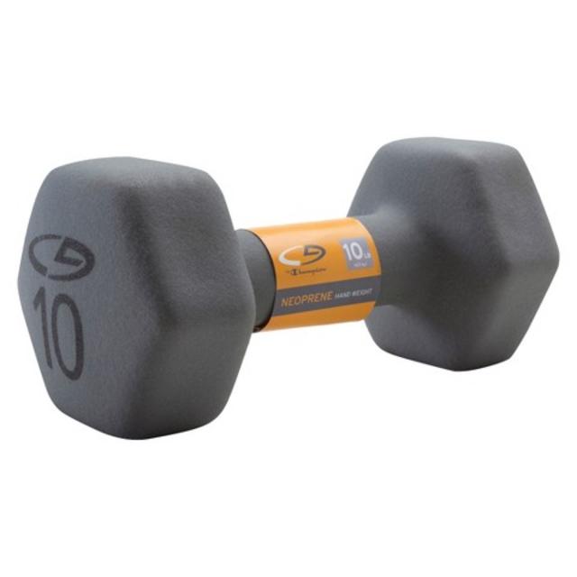 C9 Neoprene - Hand Weight - Basic Hex - 10lb -Ashton Gray product details page